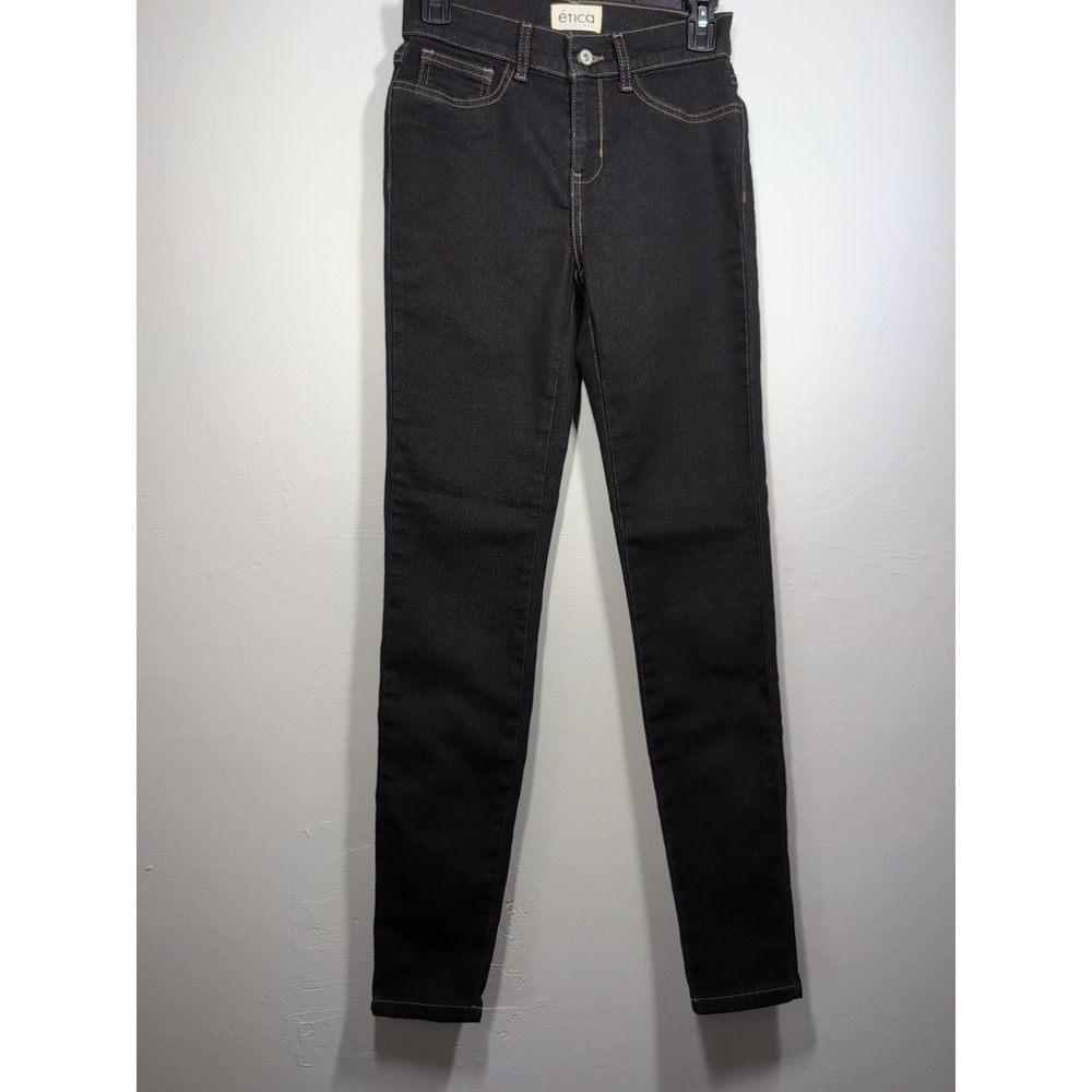 Etica Black Jeans Size 1 $188 Msrp‎